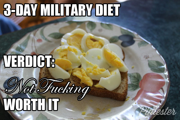 3 Day Military Diet Average Weight Loss