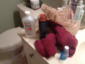 shaving cream and listerine foot mask ingredients