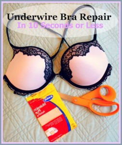 How to Fix an Underwire Bra in Seconds 