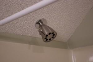 finished shower head