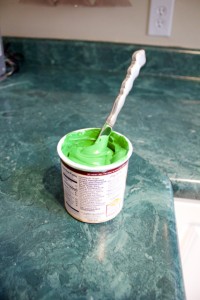 green frosting