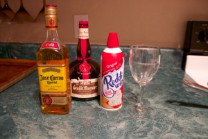 ingredients for bonbon drink