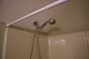 old shower head