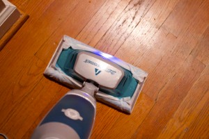 swiffer bissell steamboost in action